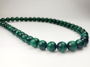 ST70X-4 8mm Round Stone - Malachite